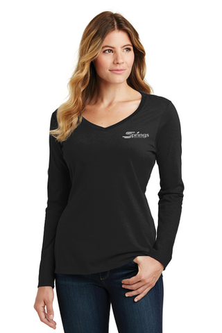 Women's Long Sleeves V-Neck Ladies Sizes