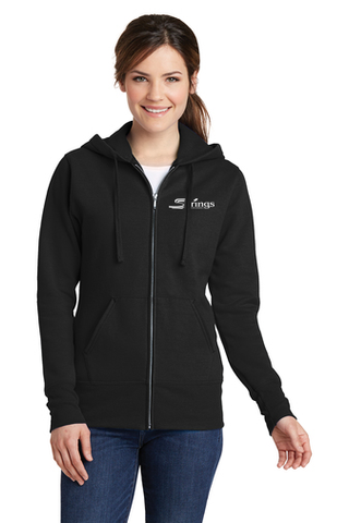 Ladies Zip-up Fleece/Sweatshirts