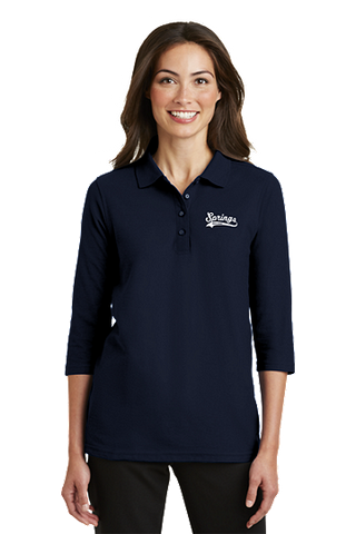 Womens Polo 3/4 Sleeve